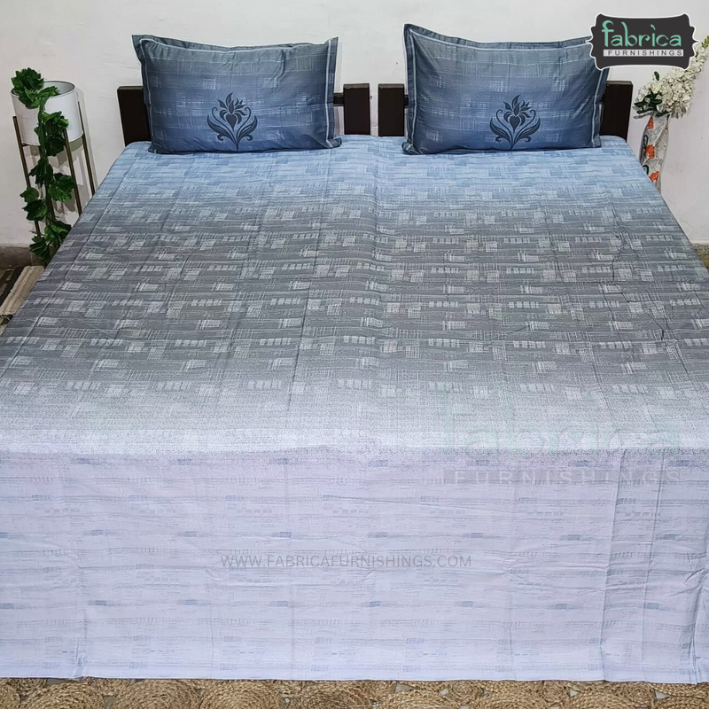 Urban Dots Pure Cotton King Size Printed Bedsheet