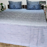 Urban Dots Pure Cotton King Size Printed Bedsheet