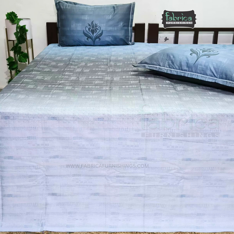 Urban Dots Pure Cotton King Size Printed Bedsheet