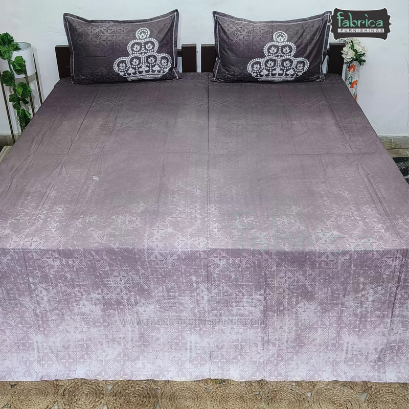 Urban Dots Pure Cotton King Size Printed Bedsheet