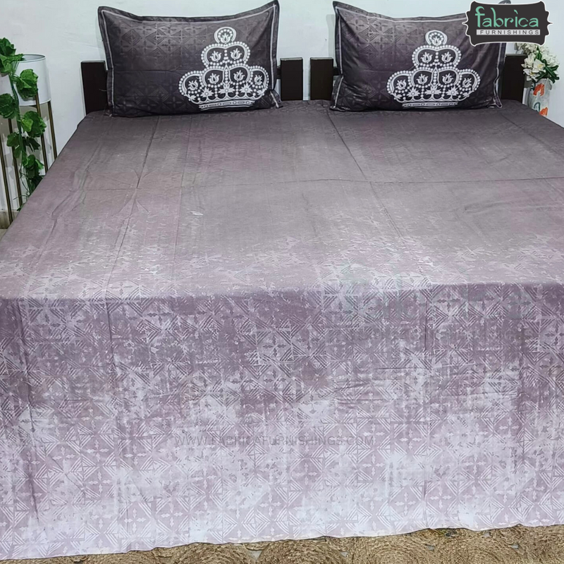 Urban Dots Pure Cotton King Size Printed Bedsheet