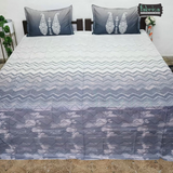 Urban Dots Pure Cotton King Size Printed Bedsheet