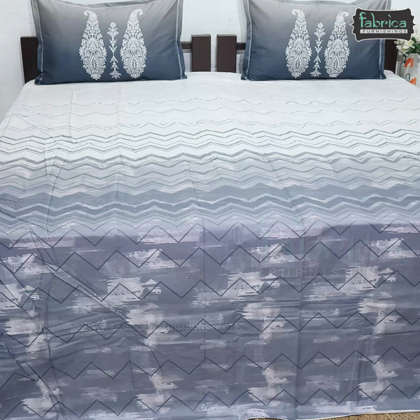 Urban Dots Pure Cotton King Size Printed Bedsheet