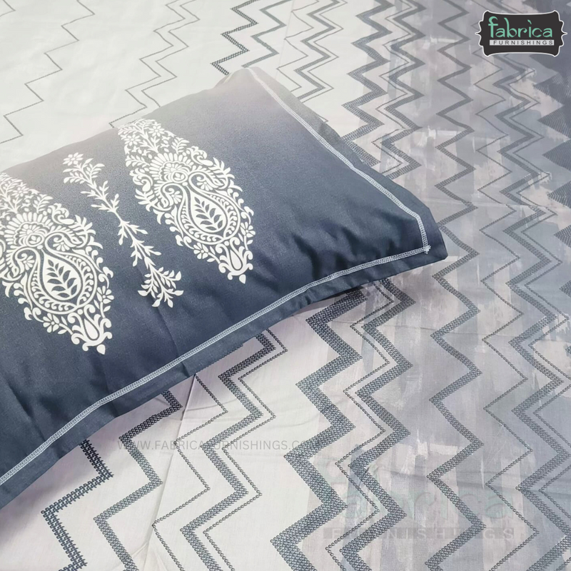Urban Dots Pure Cotton King Size Printed Bedsheet