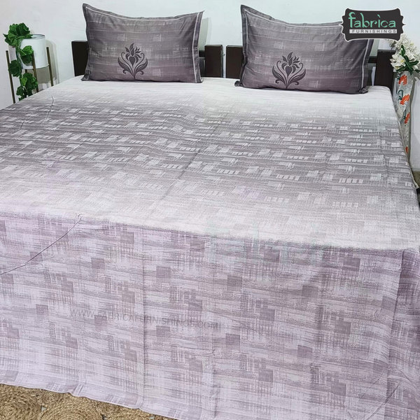 Urban Dots Pure Cotton King Size Printed Bedsheet