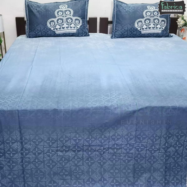 Urban Dots Pure Cotton King Size Printed Bedsheet