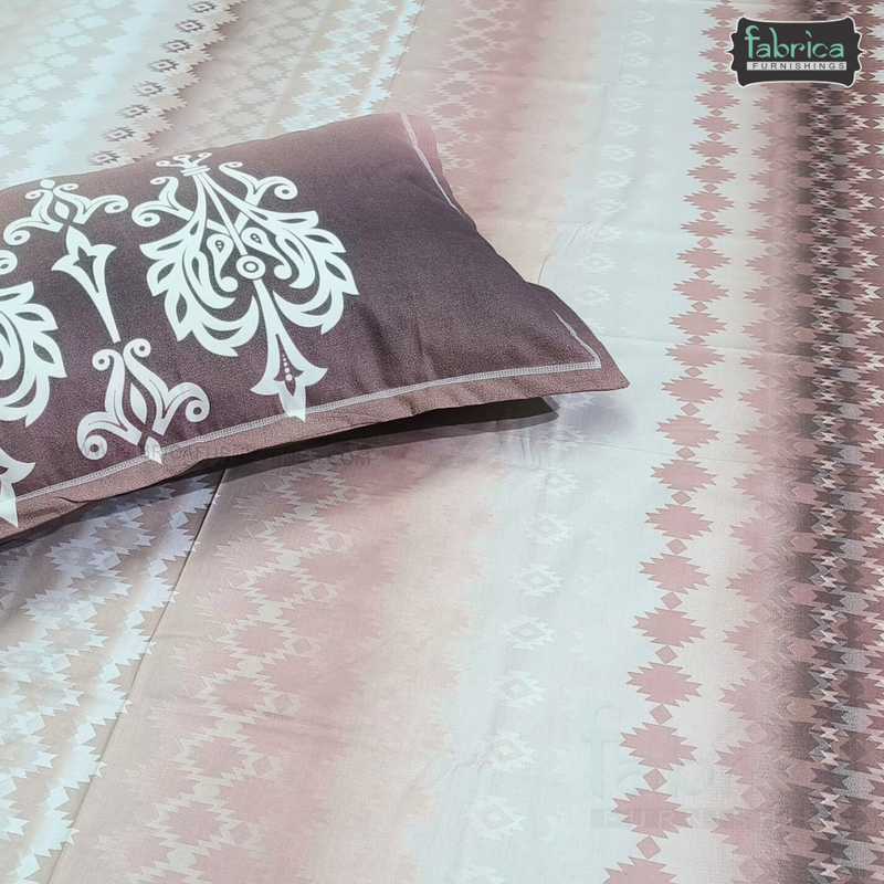 Urban Dots Pure Cotton King Size Printed Bedsheet