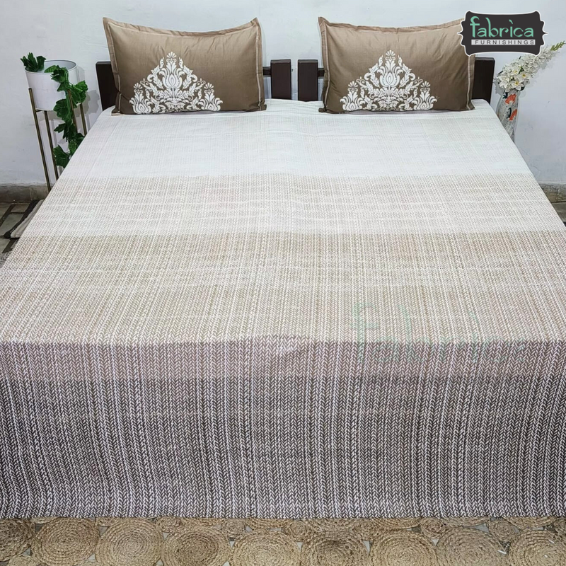 Urban Dots Pure Cotton King Size Printed Bedsheet