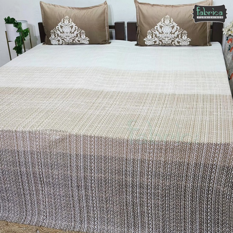 Urban Dots Pure Cotton King Size Printed Bedsheet