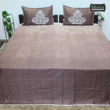 Urban Dots Pure Cotton King Size Printed Bedsheet