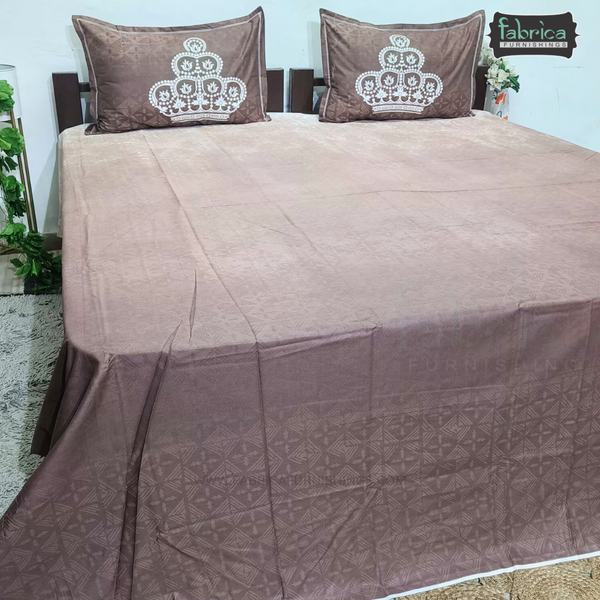 Urban Dots Pure Cotton King Size Printed Bedsheet