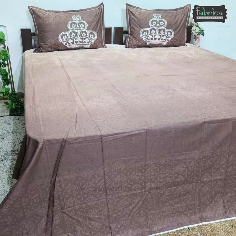 Urban Dots Pure Cotton King Size Printed Bedsheet