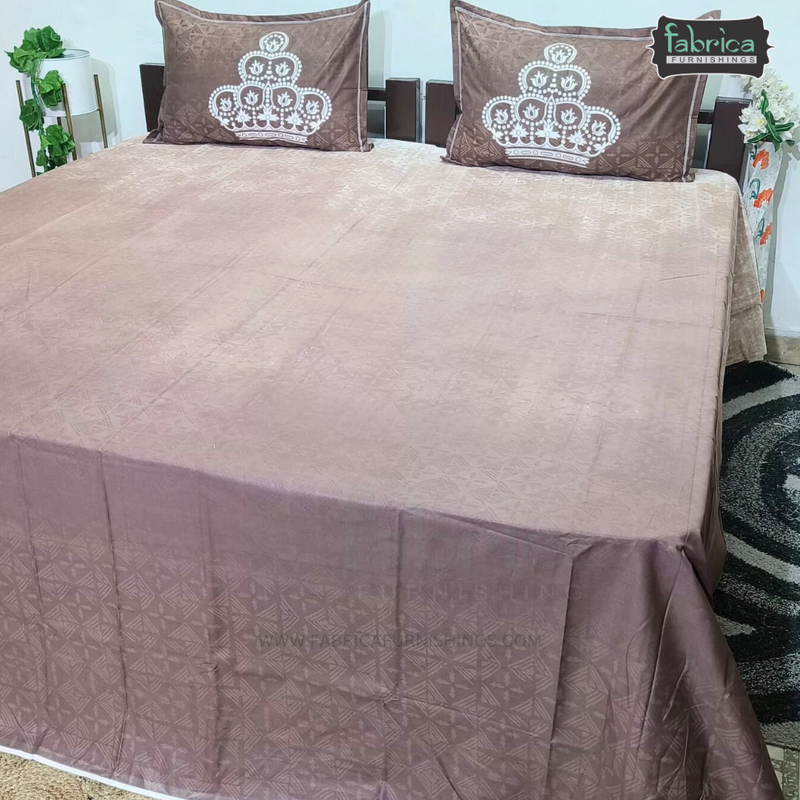 Urban Dots Pure Cotton King Size Printed Bedsheet