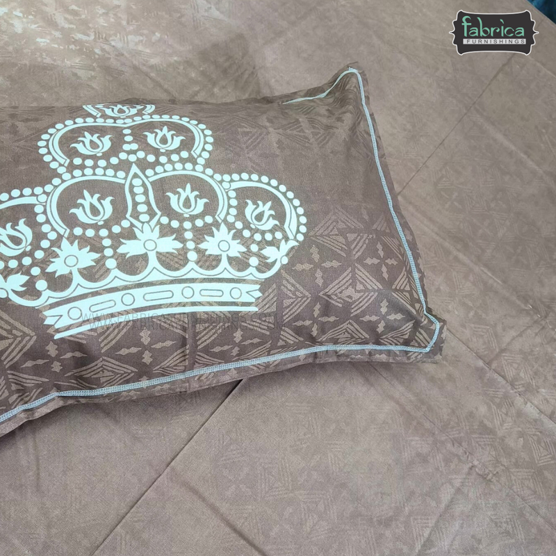 Urban Dots Pure Cotton King Size Printed Bedsheet