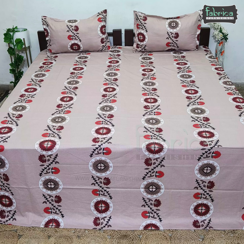 Glory Pure Cotton Premium King Size Bedsheet