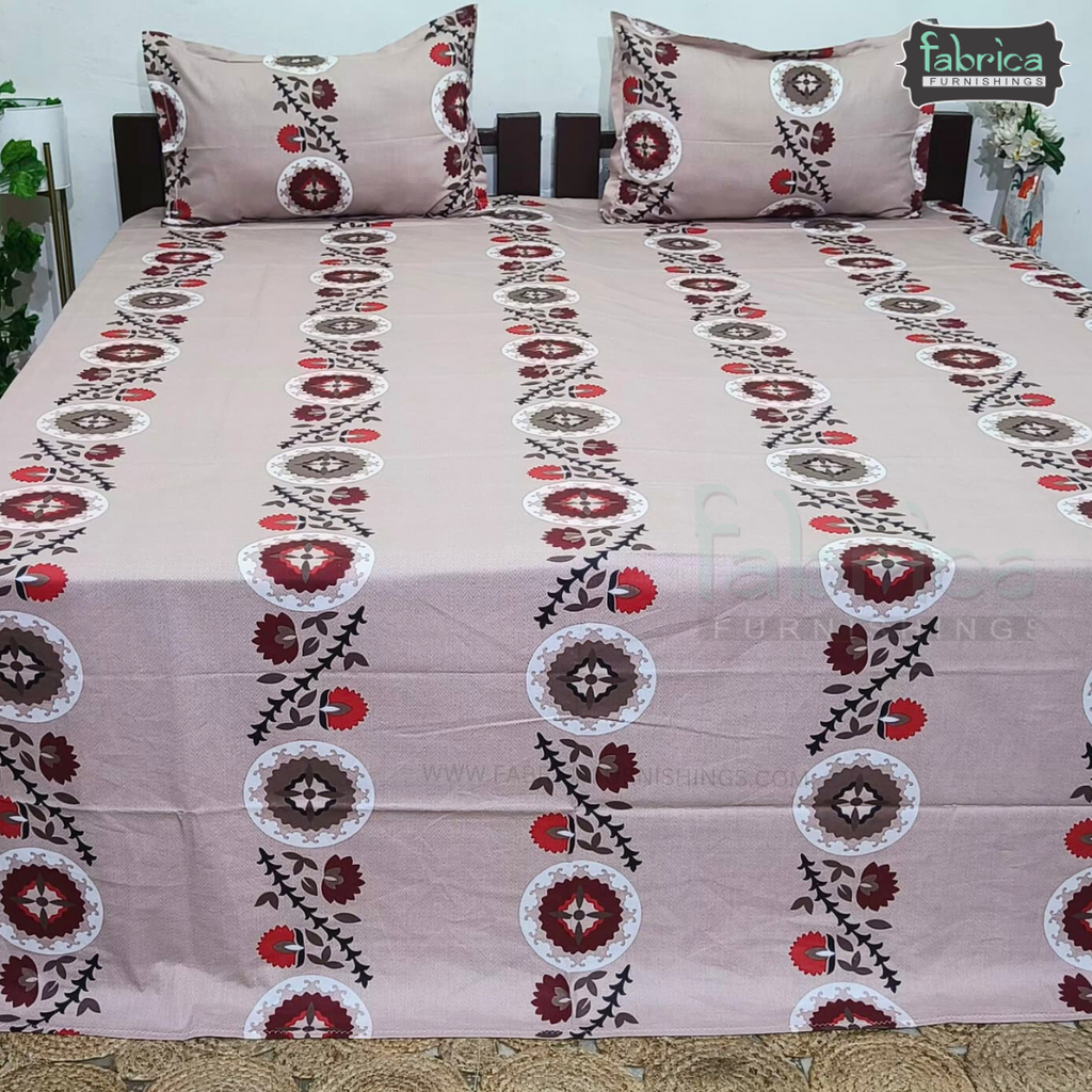 Glory Pure Cotton Premium King Size Bedsheet