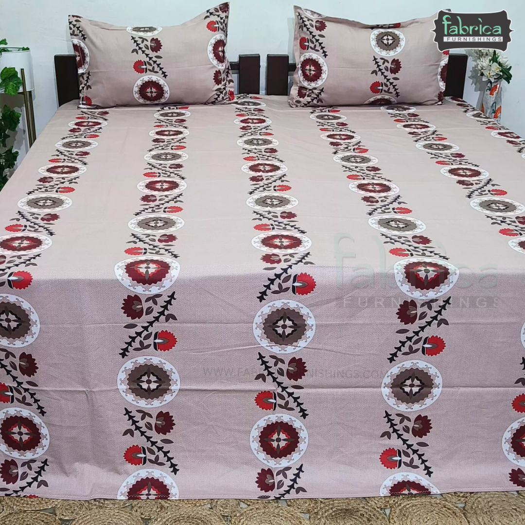 Glory Pure Cotton Premium King Size Bedsheet
