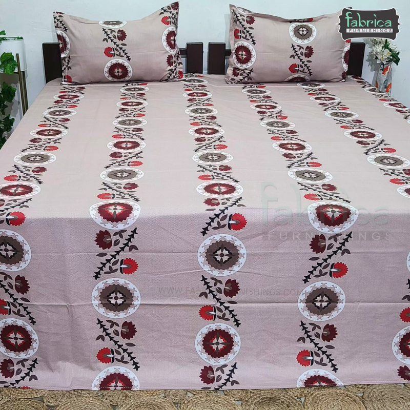 Glory Pure Cotton Premium King Size Bedsheet