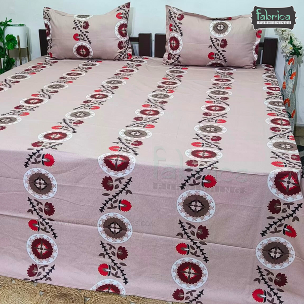 Glory Pure Cotton Premium King Size Bedsheet