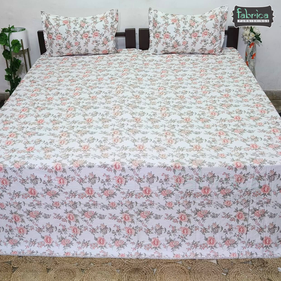 Glory Pure Cotton Premium King Size Bedsheet
