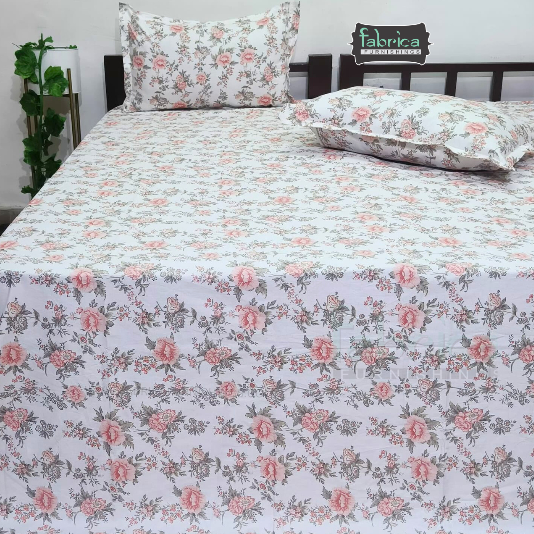 Glory Pure Cotton Premium King Size Bedsheet