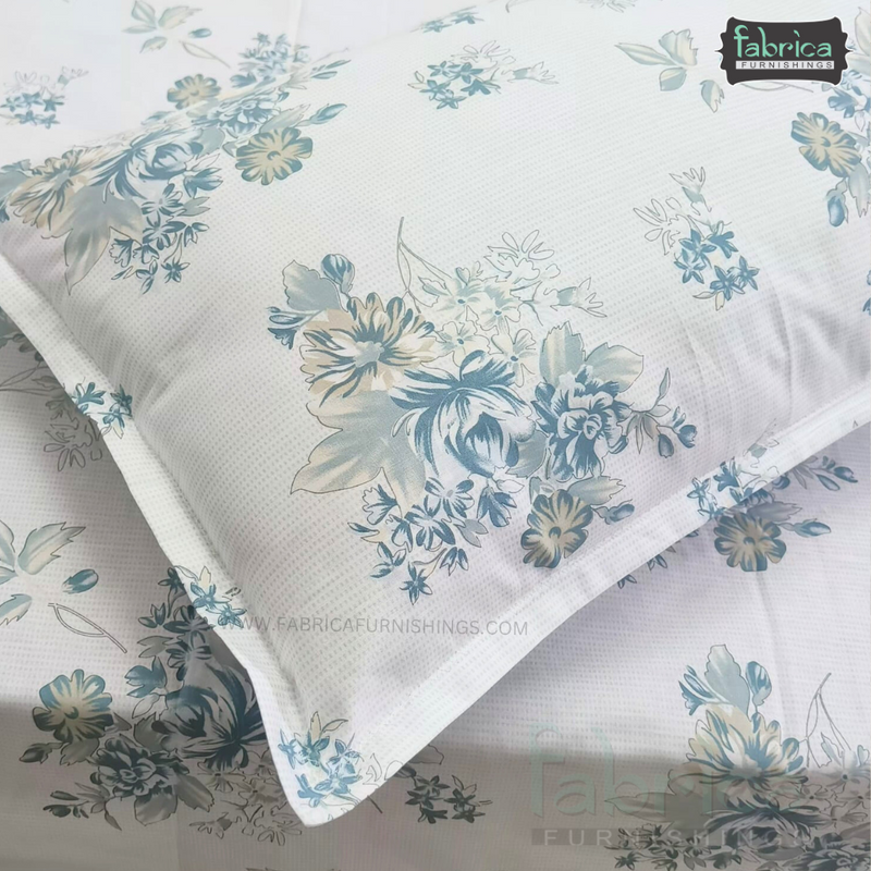 Glory Queen Size Pure Cotton Printed Bedsheet