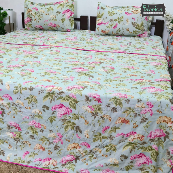 Traditional Anokhi Printed King Size 4 Piece Pure Cotton Bedsheet