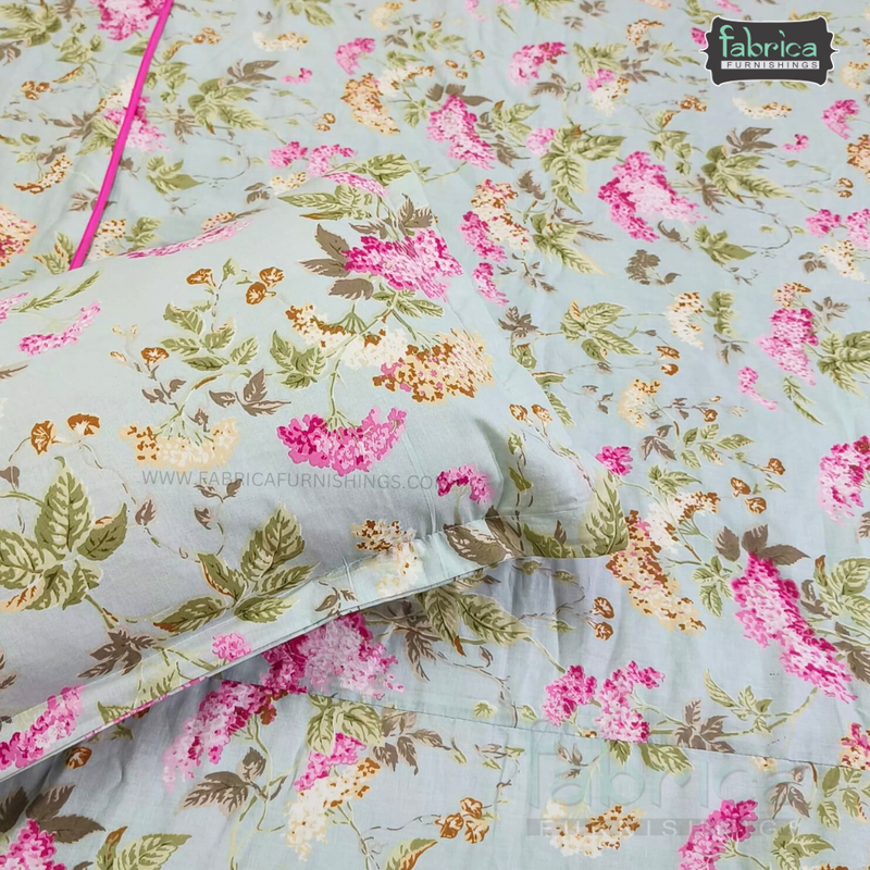 Traditional Anokhi Printed King Size 4 Piece Pure Cotton Bedsheet