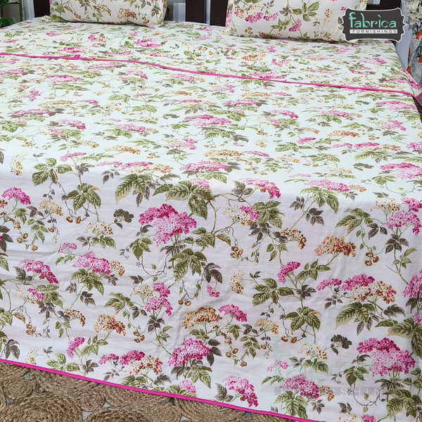 Traditional Anokhi Printed King Size 4 Piece Pure Cotton Bedsheet