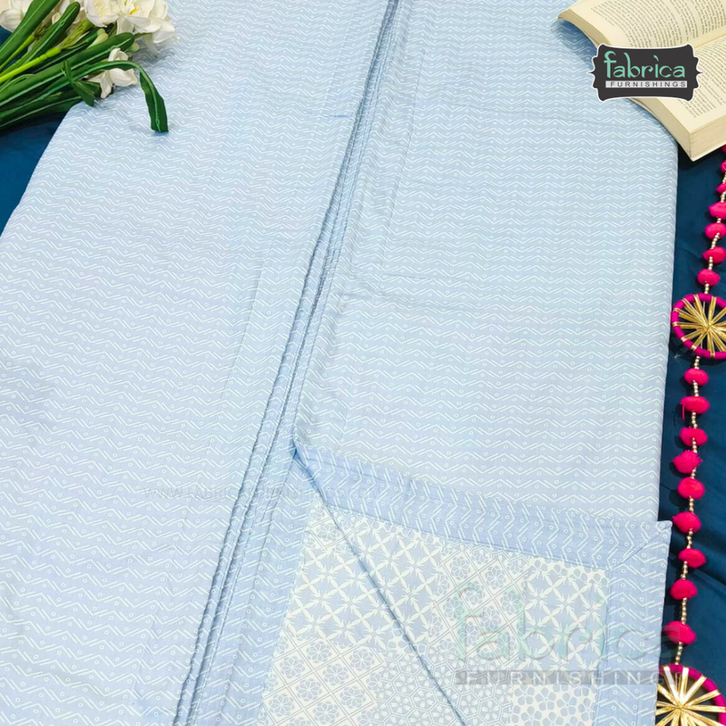 Navrang Pure Cotton Soothing Single Duvet  Pair (TEHAR)