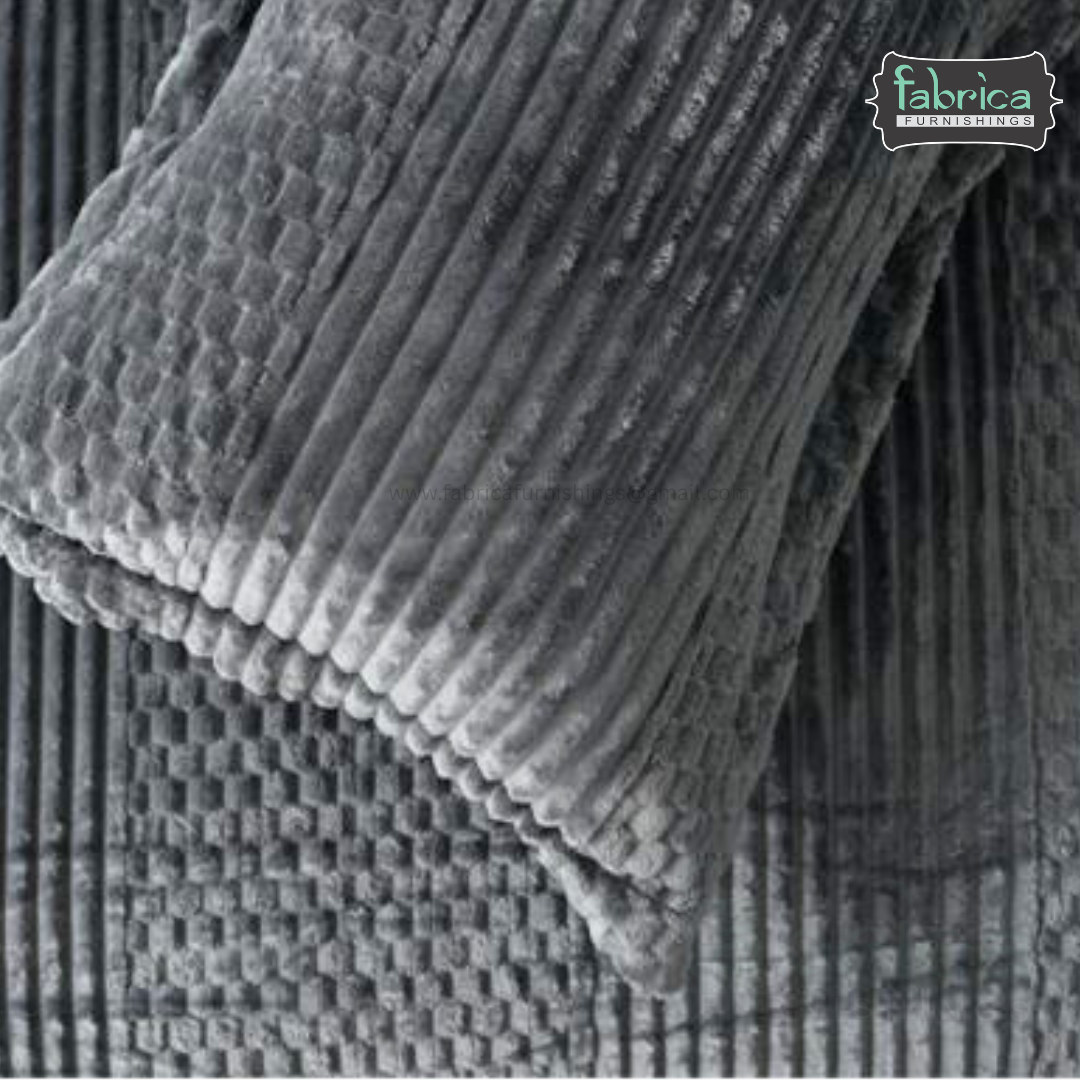 Premium Embossed Solid Color King Size Woolen Bedsheet