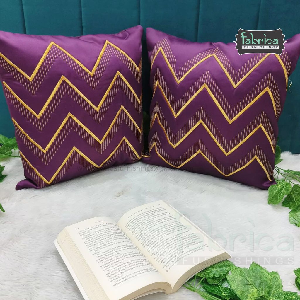 Anita's Royal Embroidered Designer Cushion cover 5 Pcs Set