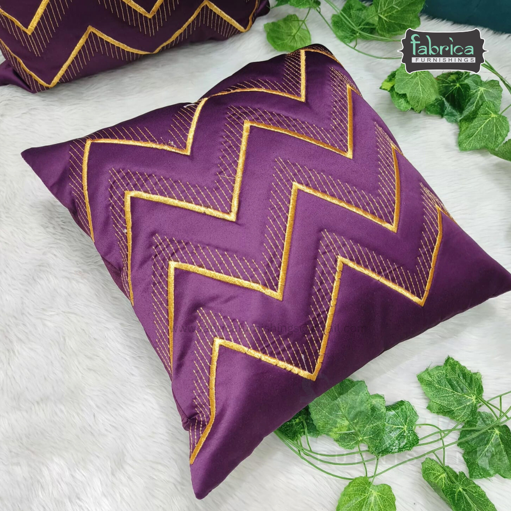 Anita's Royal Embroidered Designer Cushion cover 5 Pcs Set