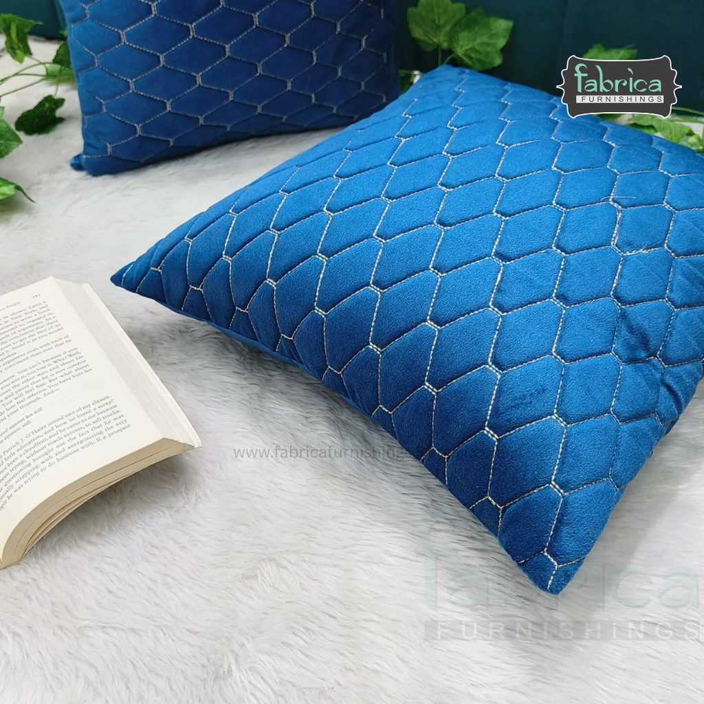 Anita's Royal Embroidered Designer Cushion cover 5 Pcs Set