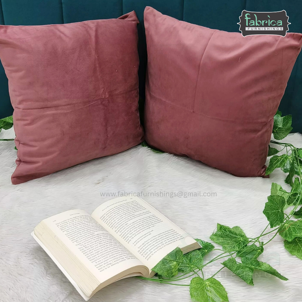 ANITA'S ROYAL VELVET GRACE CUSHION COVERS (SET OF 2).