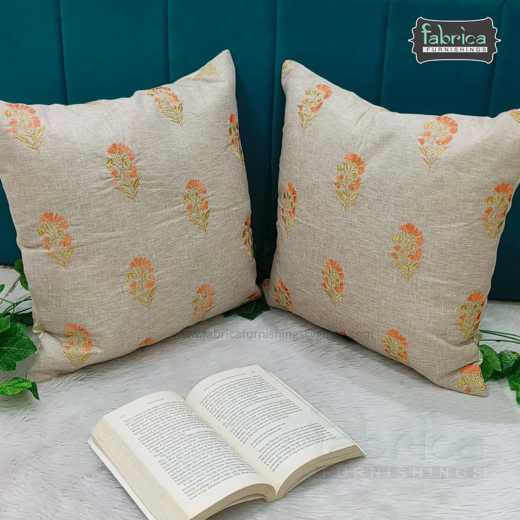 Anita's Royal Embroidered Designer Cushion cover 5 Pcs Set