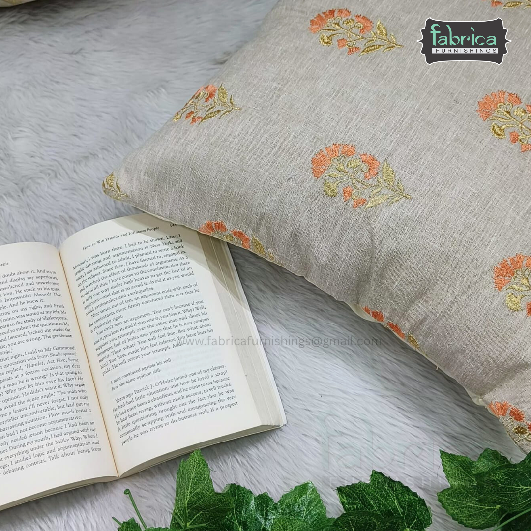 Anita's Royal Embroidered Designer Cushion cover 5 Pcs Set