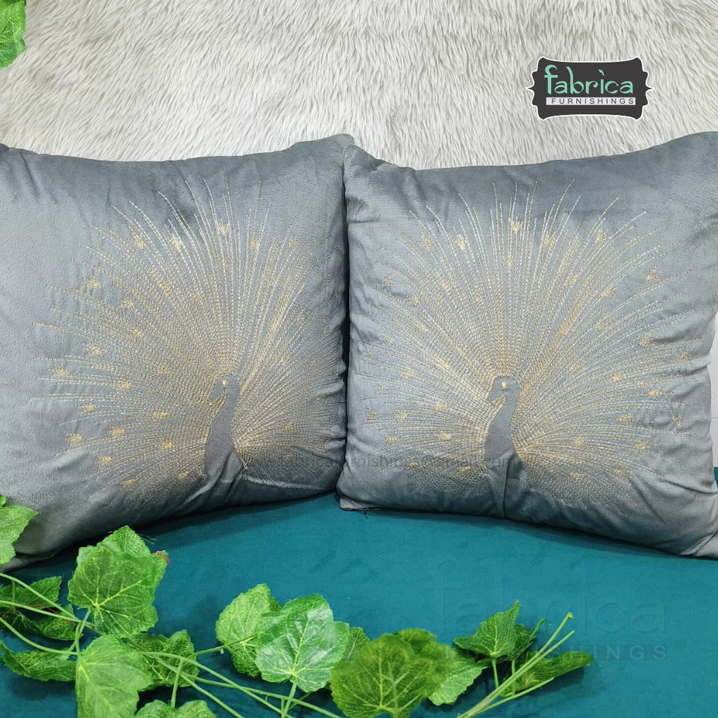 Anita's Royal Embroidered Designer Cushion cover 5 Pcs Set