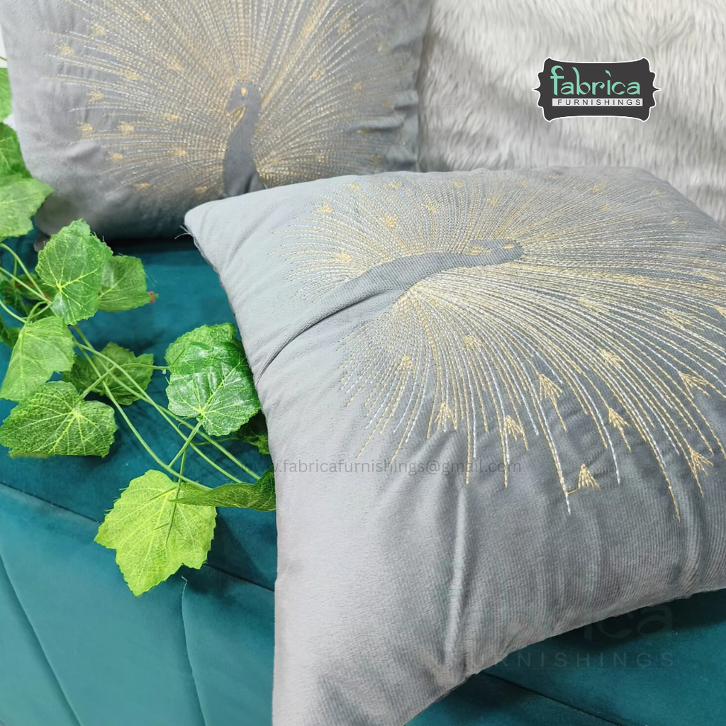 Anita's Royal Embroidered Designer Cushion cover 5 Pcs Set