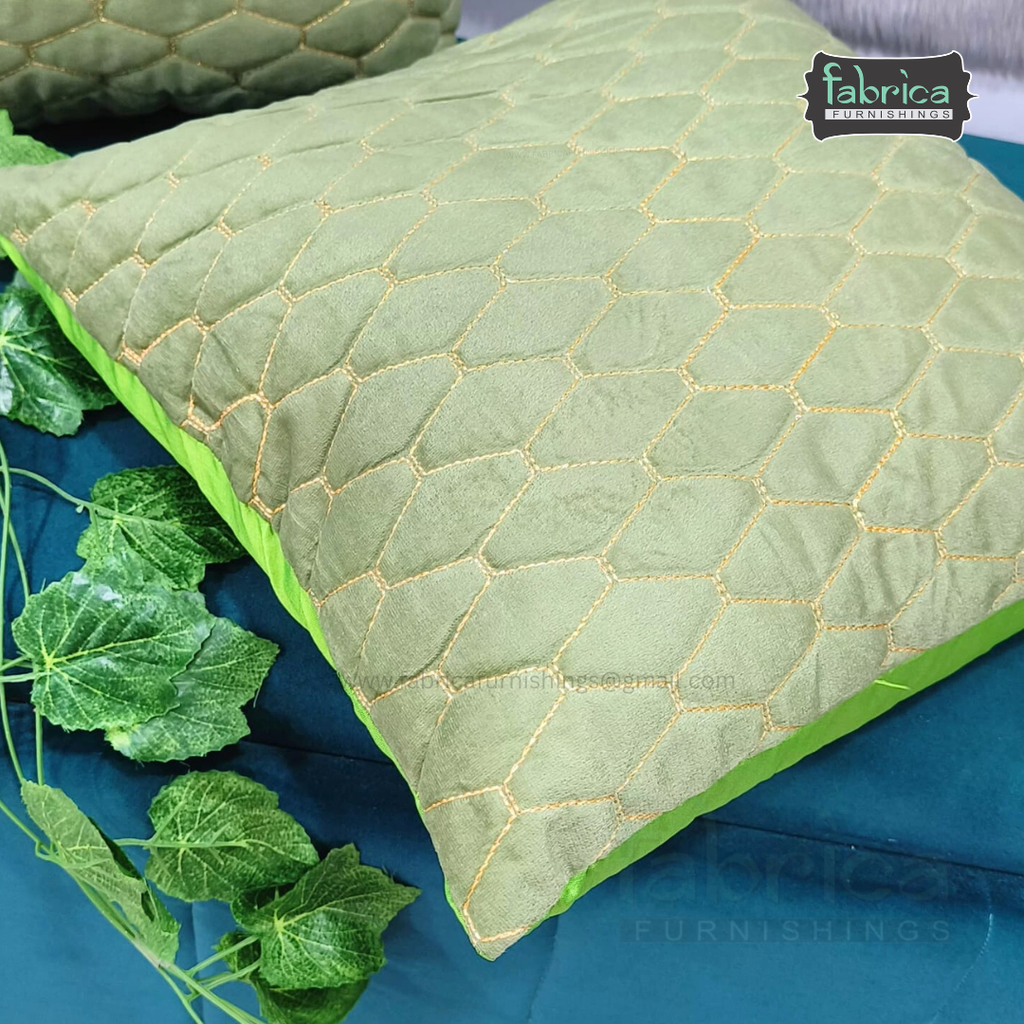 Anita's Royal Embroidered Designer Cushion cover 5 Pcs Set