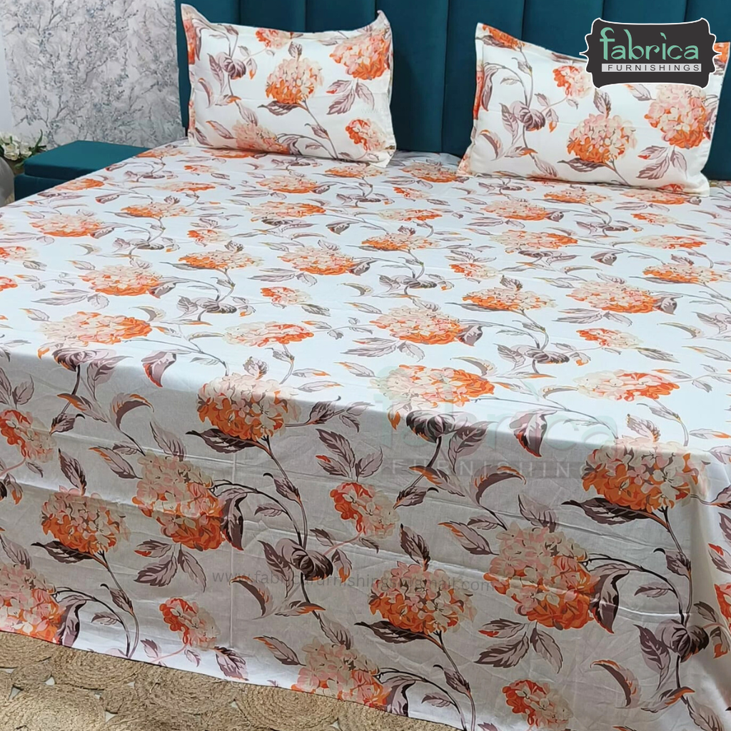 Premium Export Cotton King Size Printed Bedsheet
