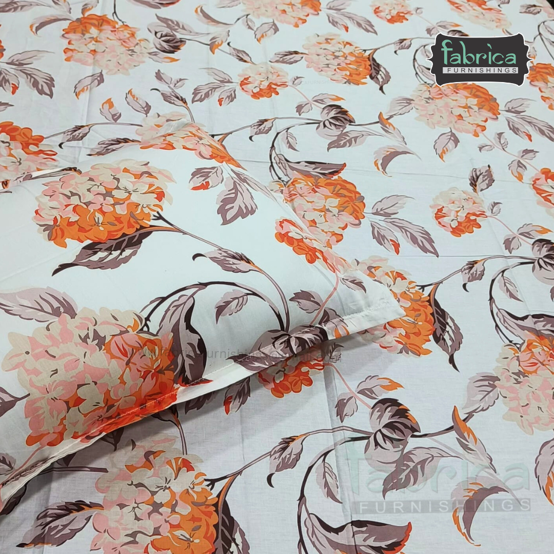 Premium Export Cotton King Size Printed Bedsheet