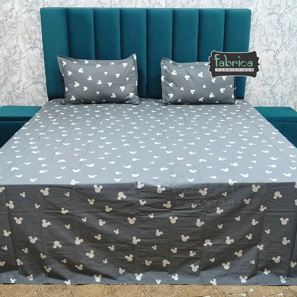 Premium Export Cotton King Size Printed Bedsheet