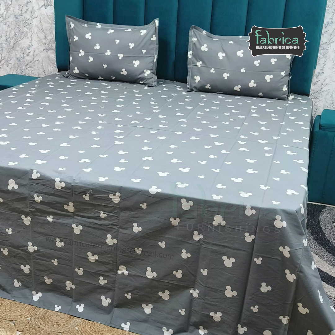 Premium Export Cotton King Size Printed Bedsheet
