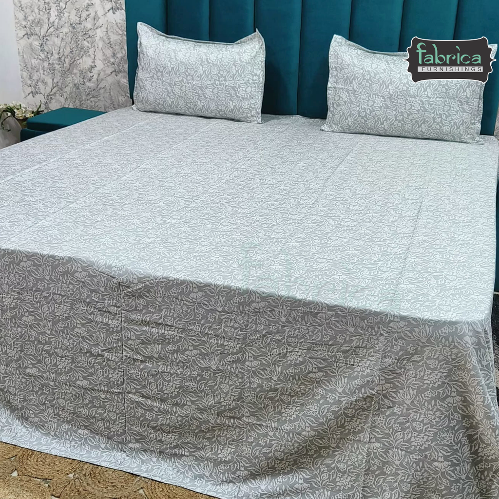 Premium Export Cotton King Size Printed Bedsheet