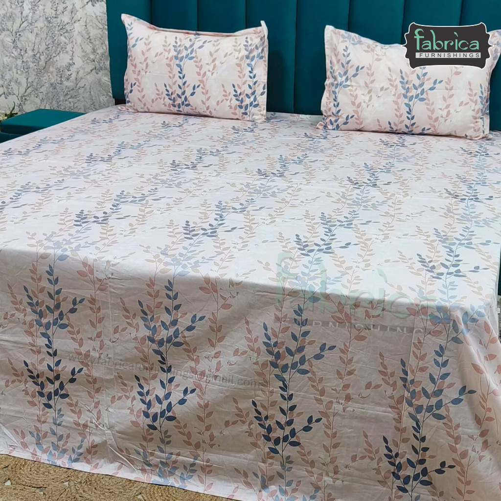 Premium Export Cotton King Size Printed Bedsheet