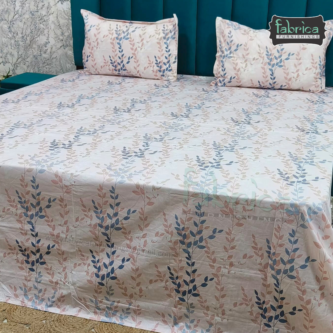 Premium Export Cotton King Size Printed Bedsheet