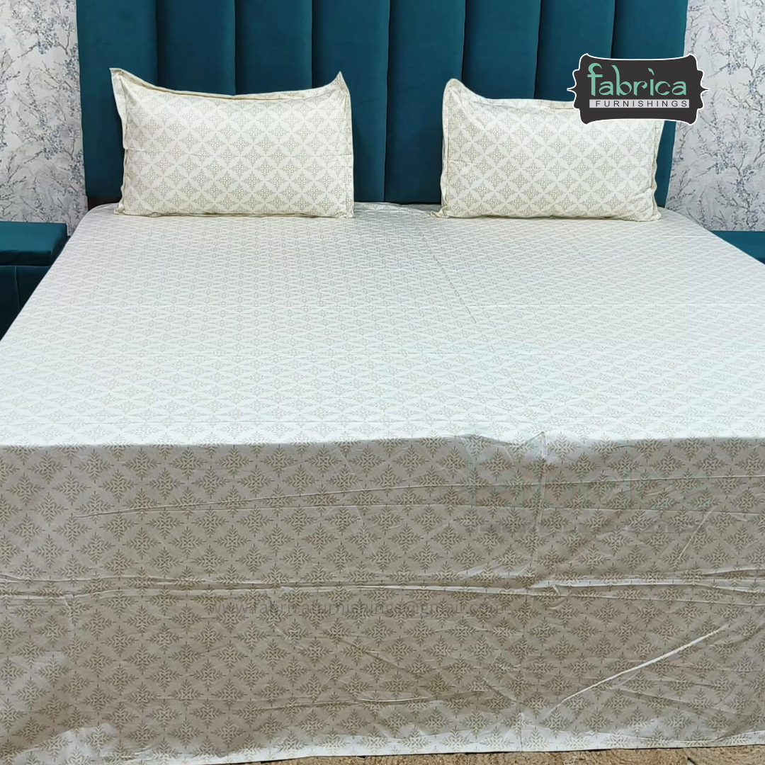 Premium Export Cotton King Size Printed Bedsheet