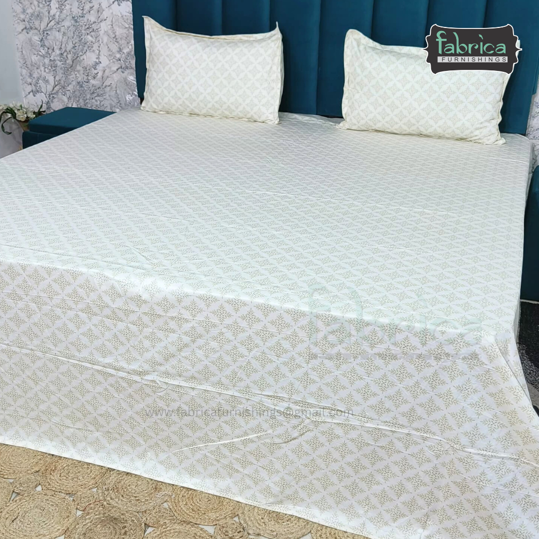 Premium Export Cotton King Size Printed Bedsheet