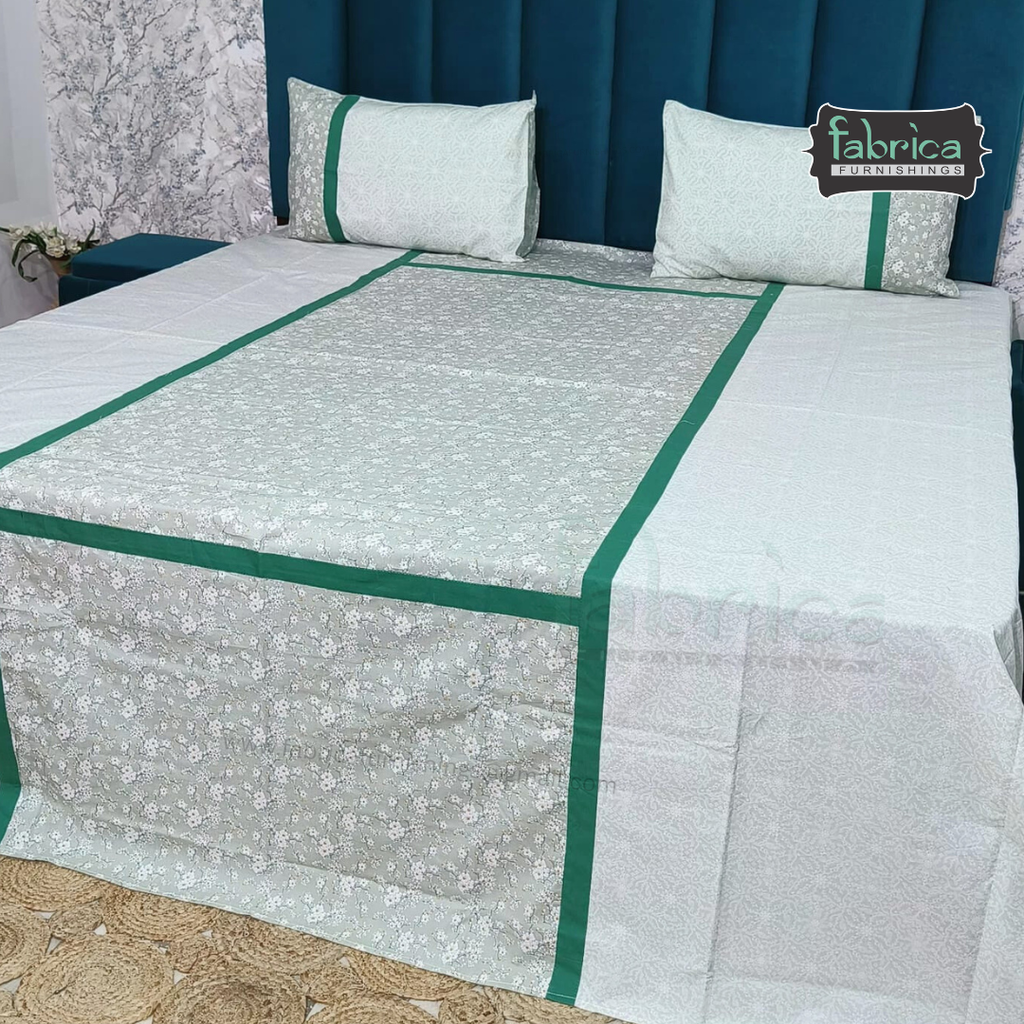 Premium Export Cotton King Size Printed Bedsheet